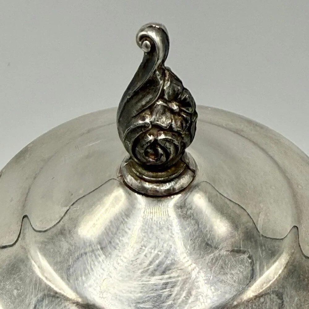 F B Rogers Silver Co. Silver Plated Vintage 19th Century Tea Pot #2670